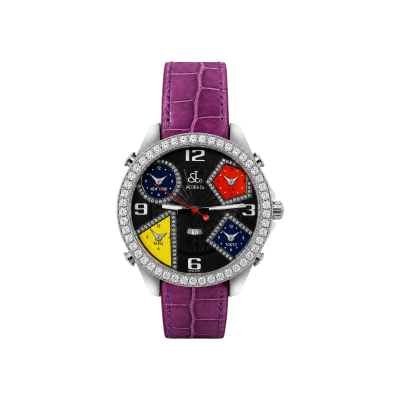 Jacob & Co Five Time Zone с бриллиантами