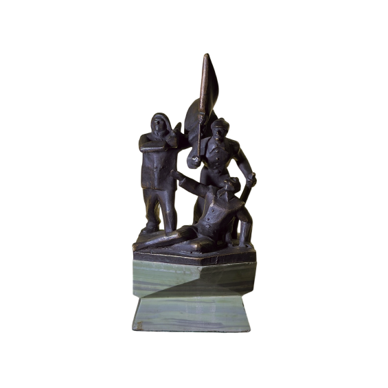 Бронзовая скульптура — эскиз памятника красногвардейцам. Автор: Г.В. Нерода